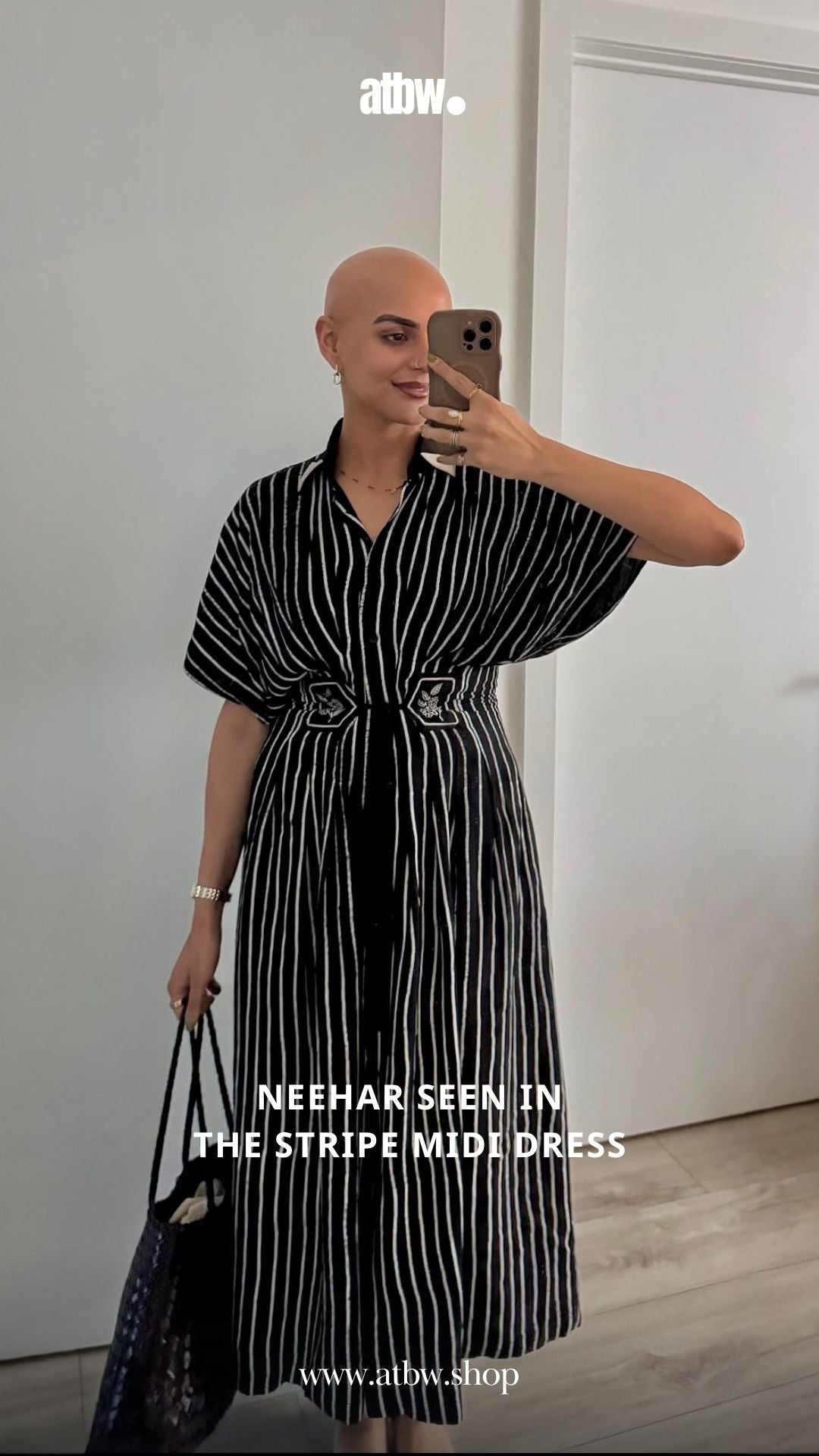 ATBW - AN Stripe Midi Dress