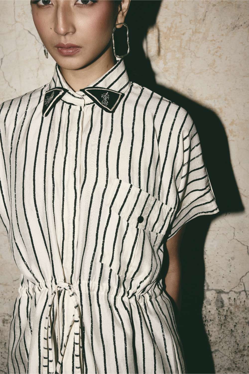 ATBW - AN Stripe Tie Up Shirt
