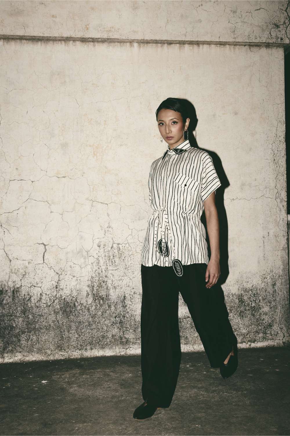 ATBW - AN Stripe Tie Up Shirt