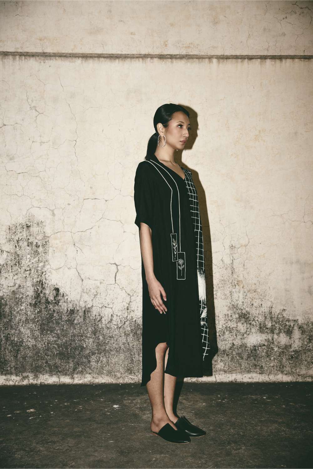 ATBW - AN Grid Bloom Kaftan