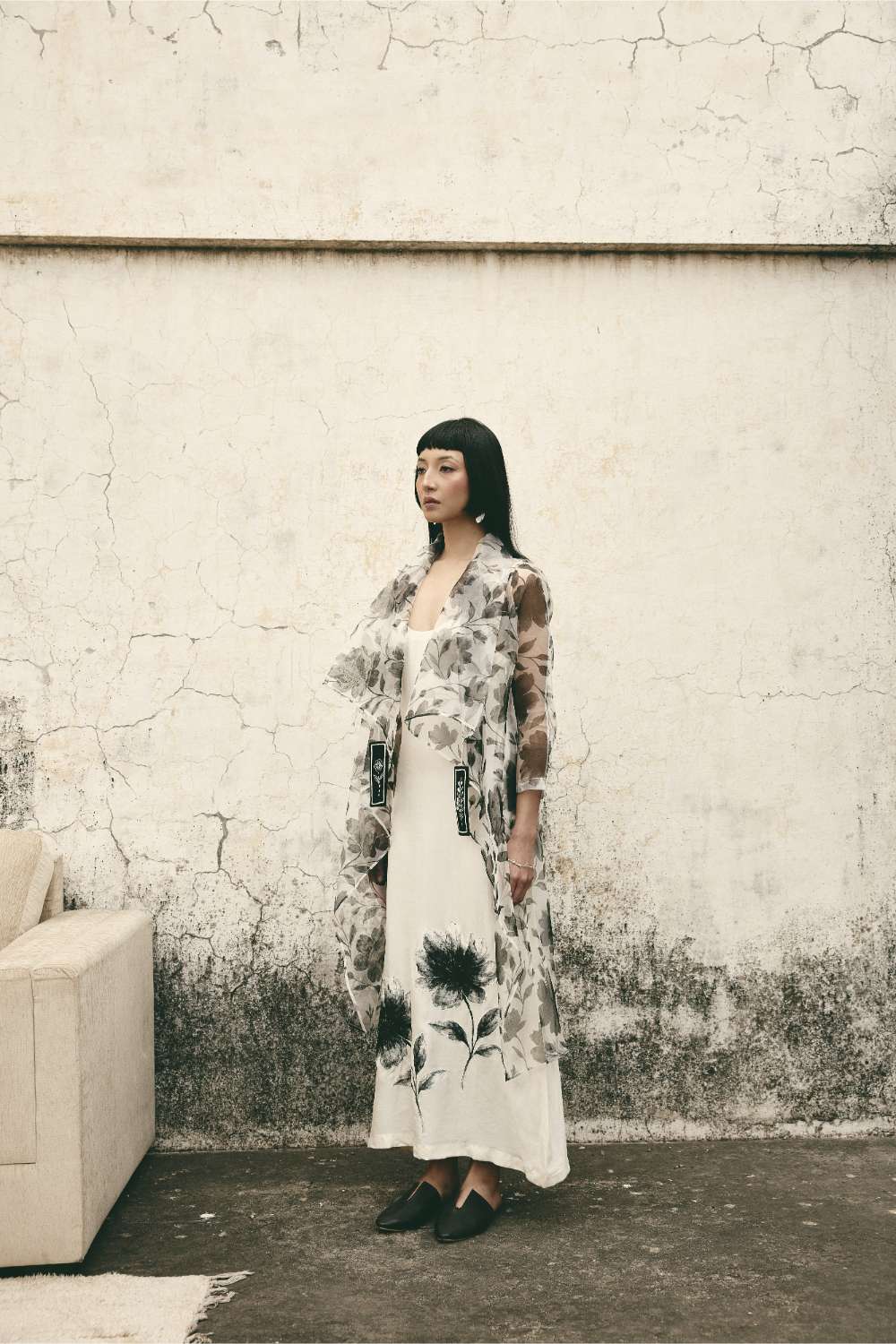 ATBW - AN Floral Organza Cape