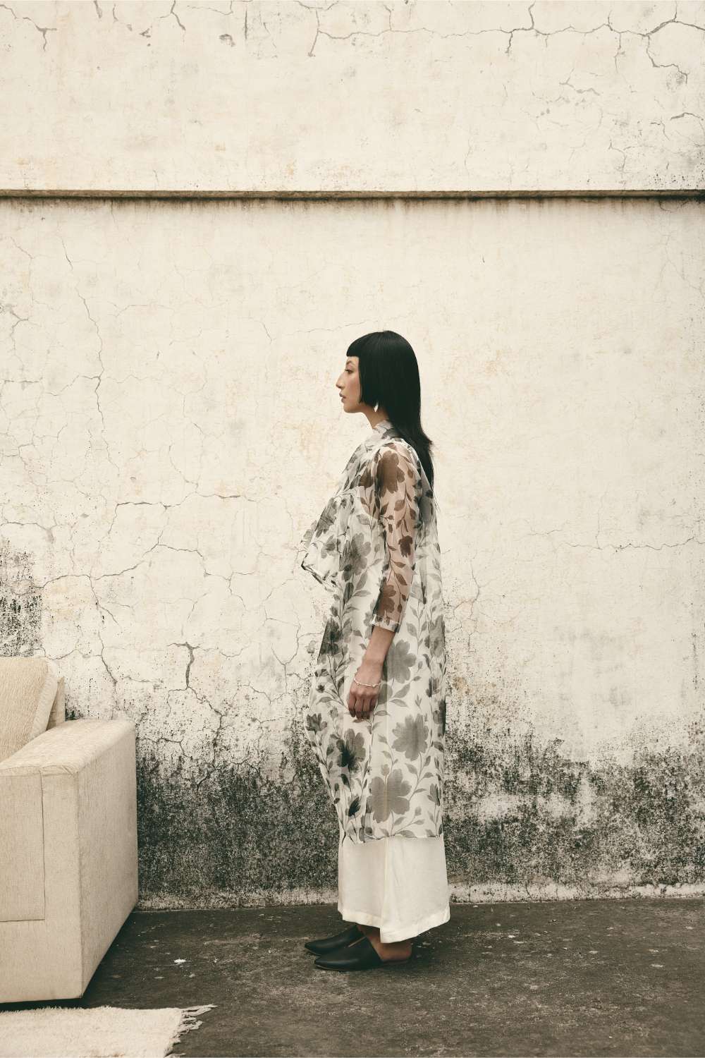 ATBW - AN Floral Organza Cape