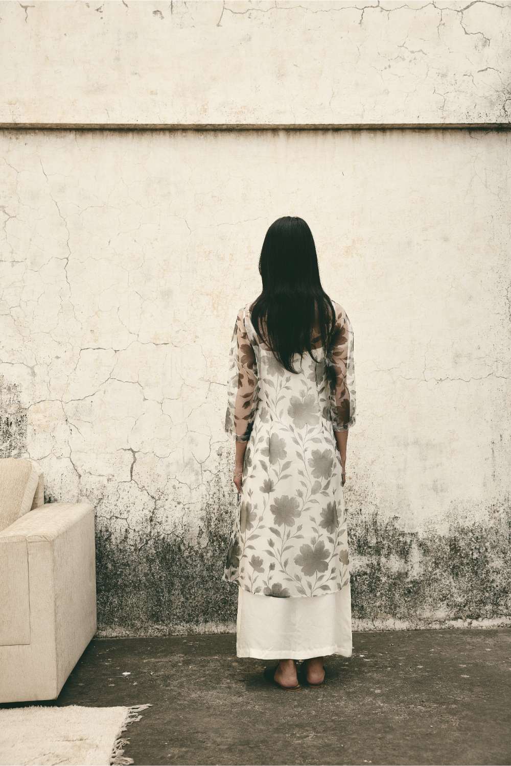 ATBW - AN Floral Organza Cape