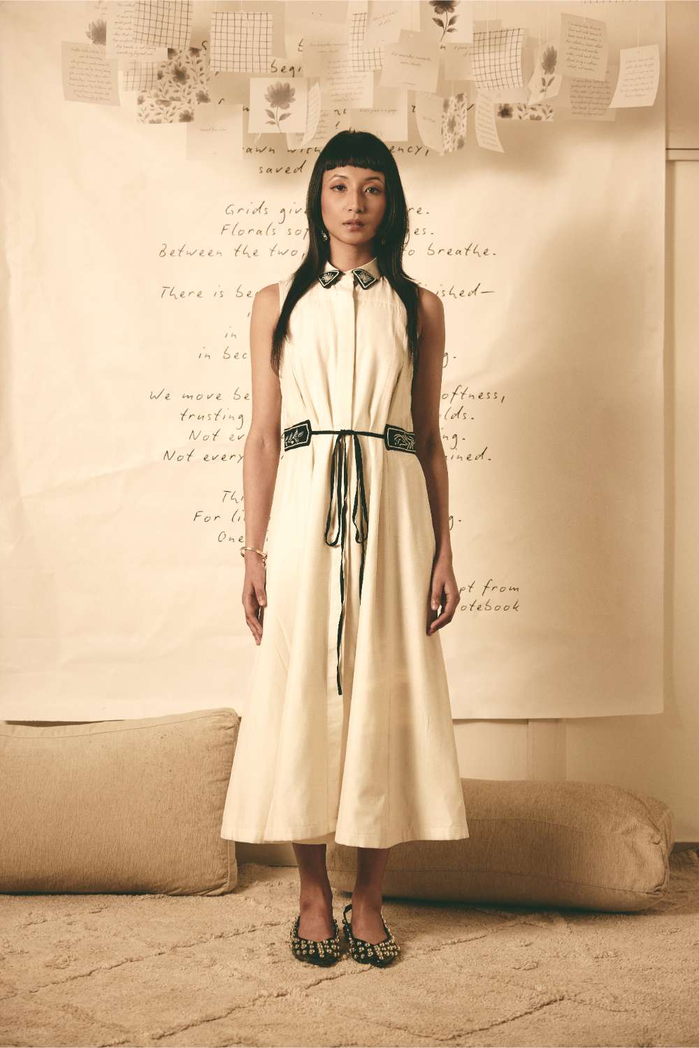 ATBW - AN Trench Dress - White
