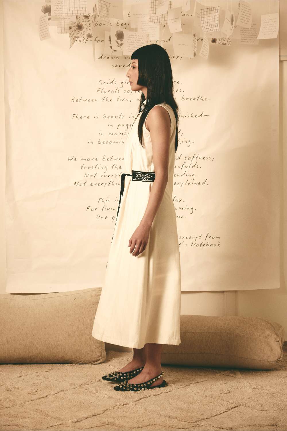 ATBW - AN Trench Dress - White