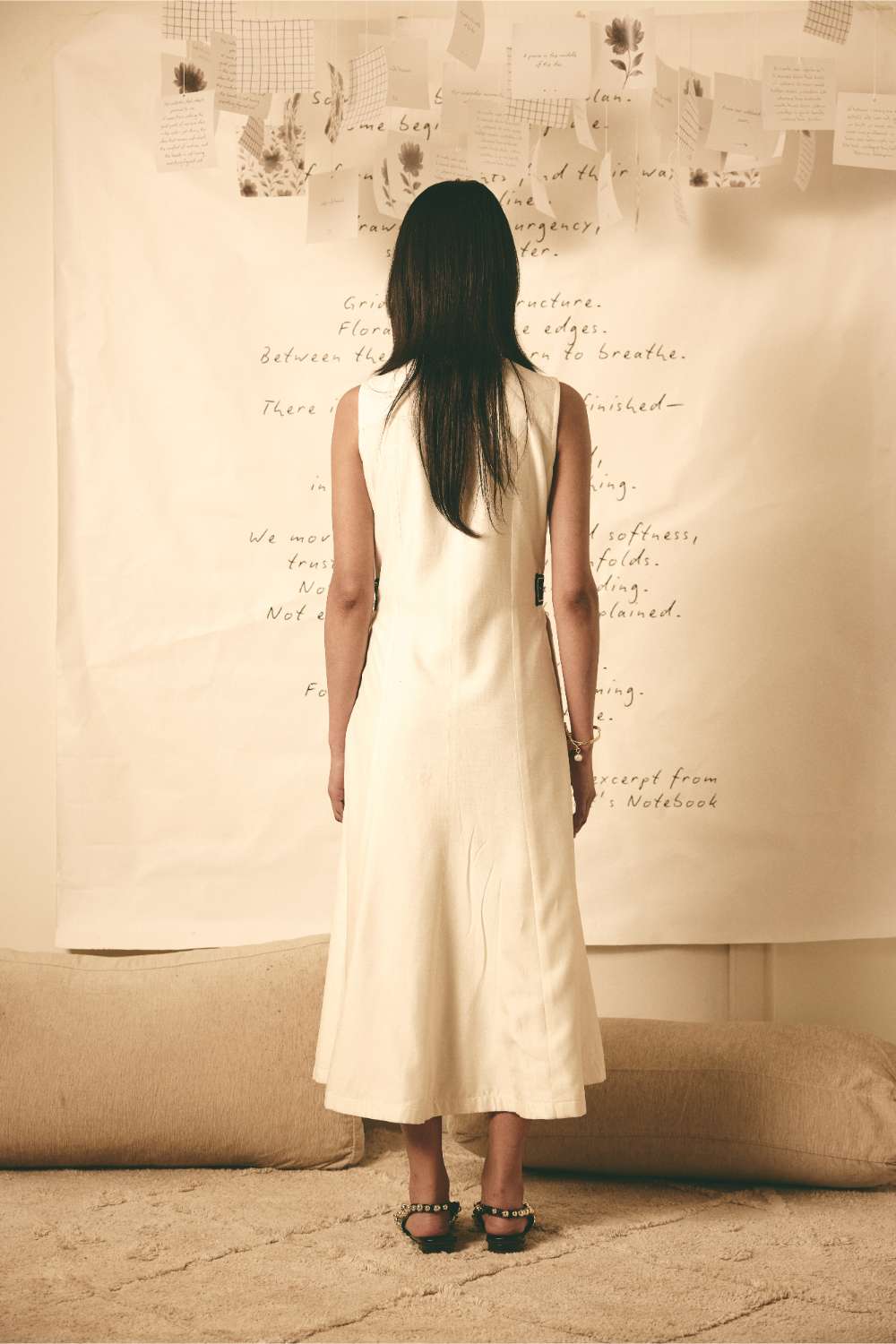 ATBW - AN Trench Dress - White