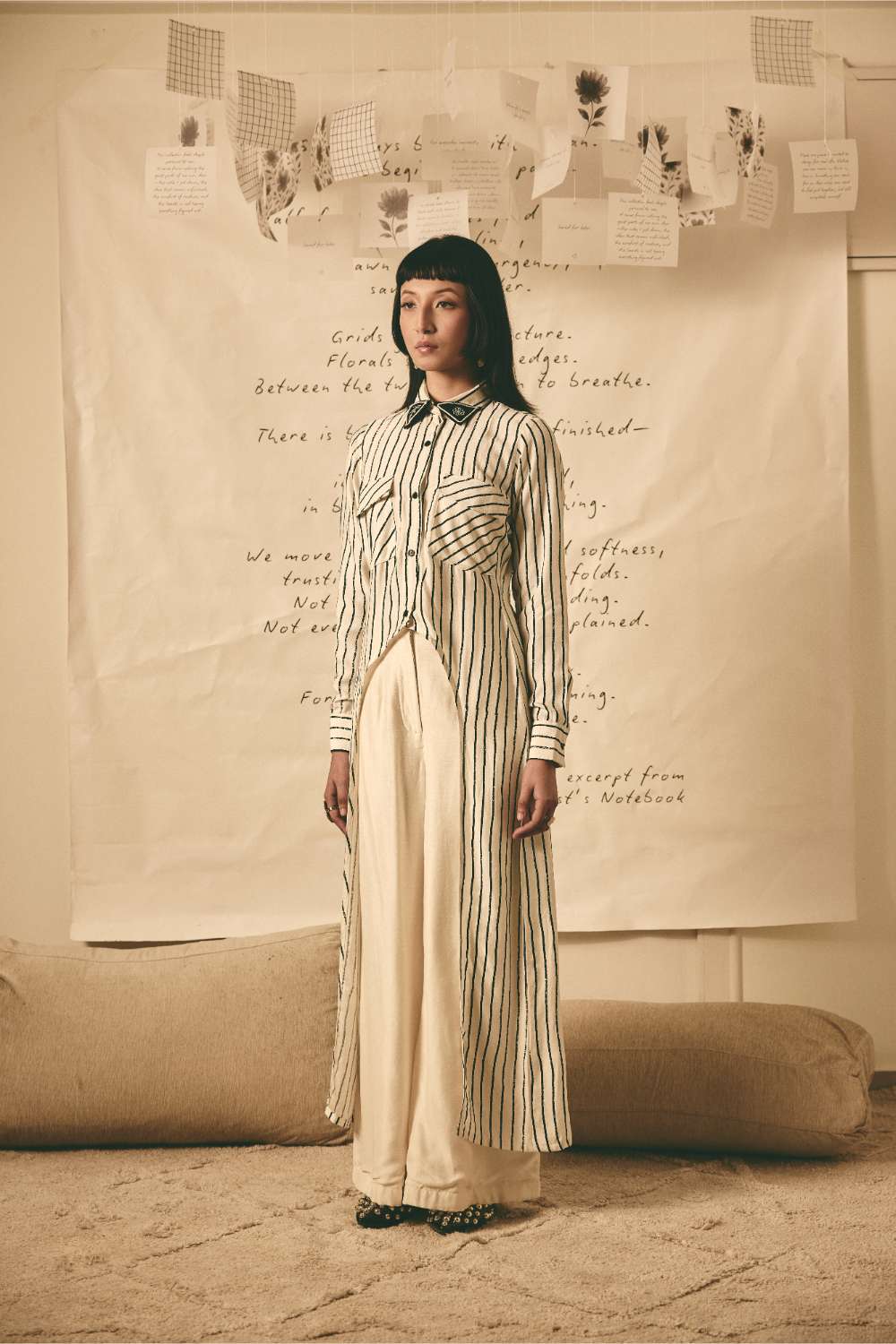 ATBW - AN Stripe Long Shirt