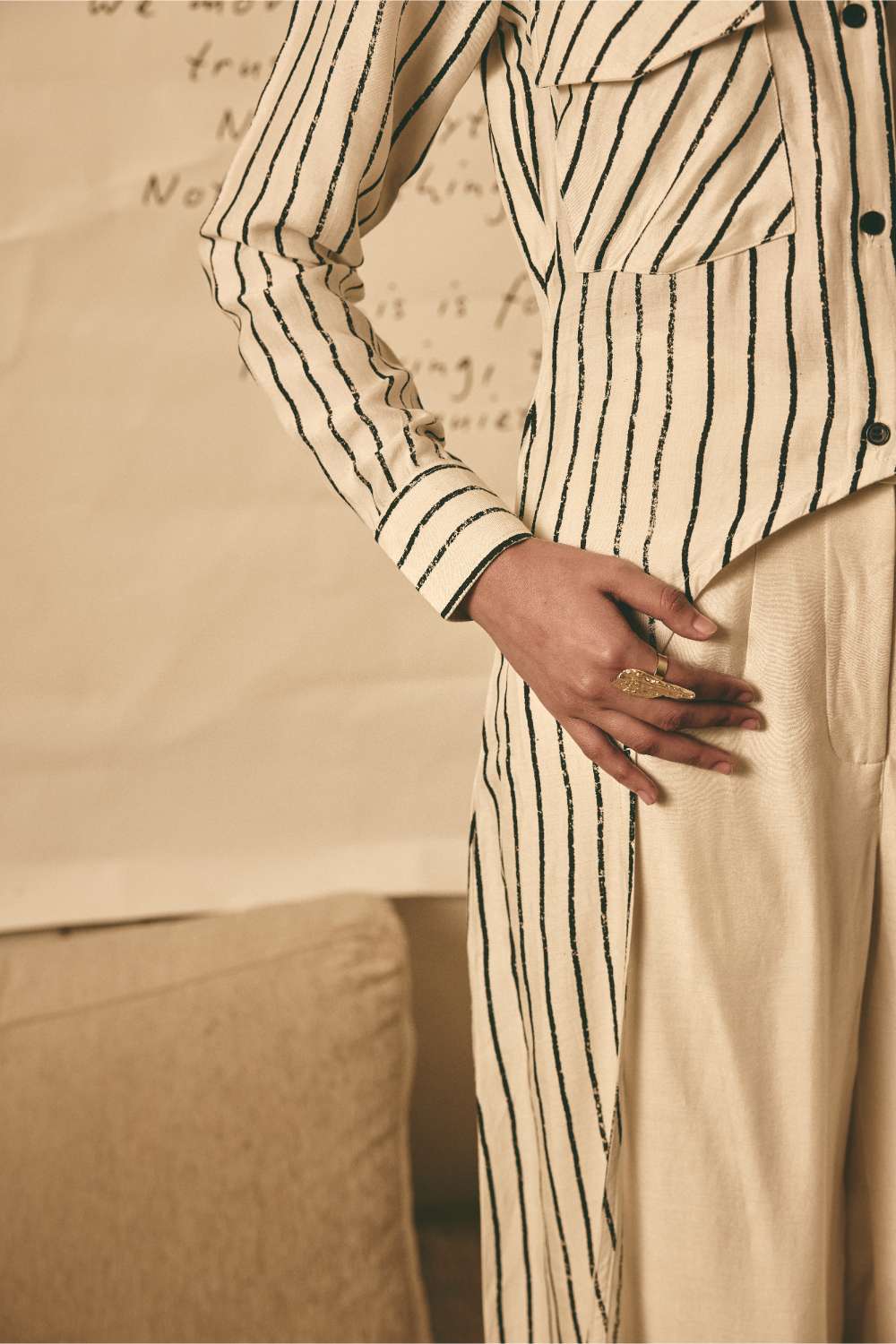 ATBW - AN Stripe Long Shirt