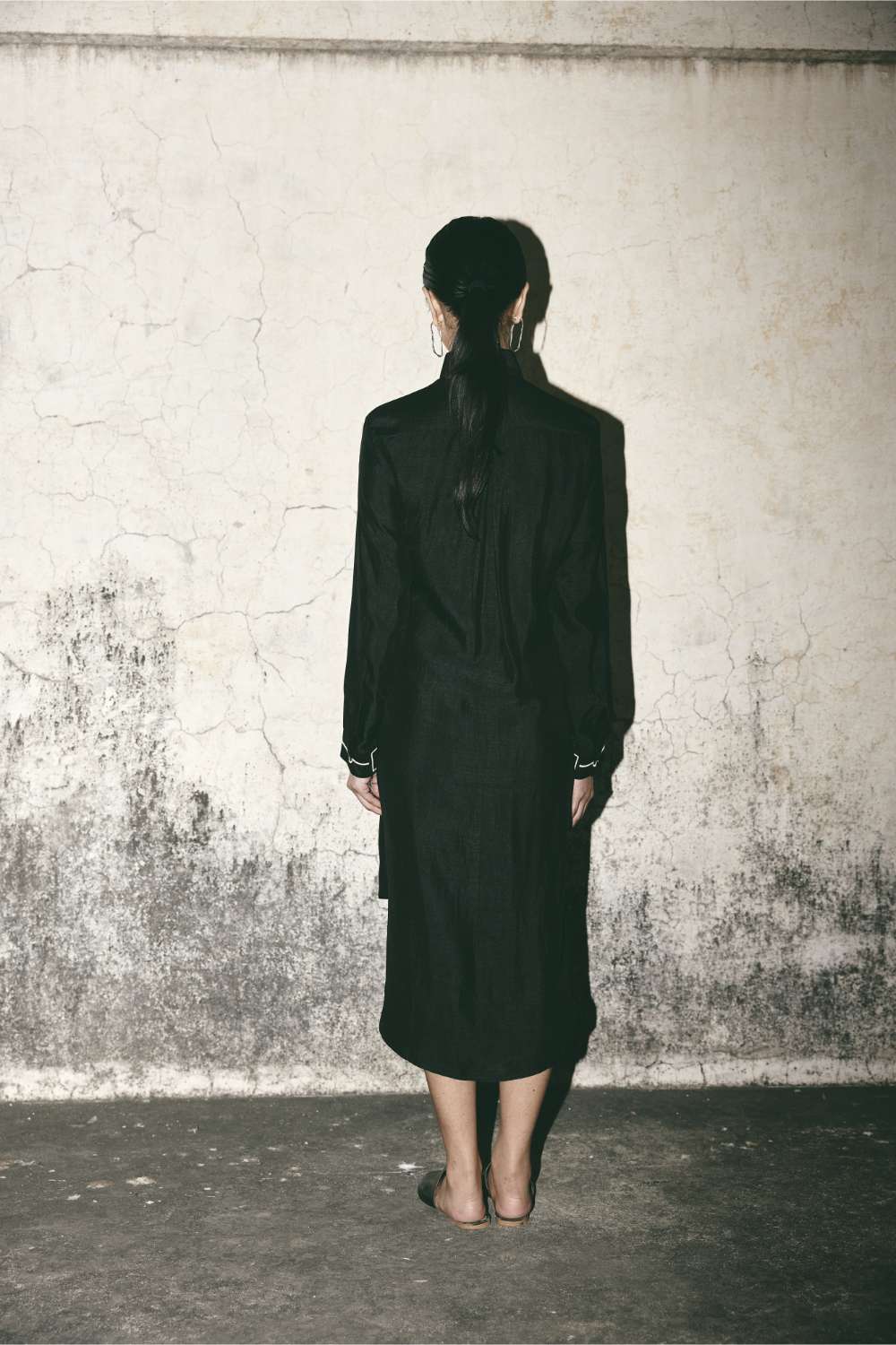 ATBW - AN Black Canvas Shirt Dress