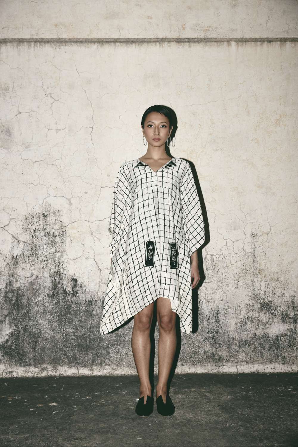ATBW - AN Grid Kaftan Dress