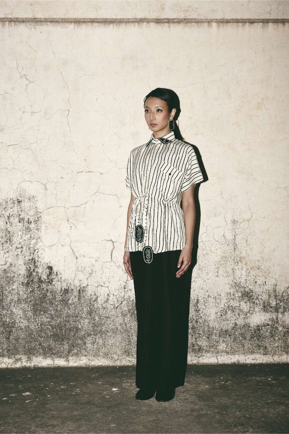 ATBW - AN Stripe Tie Up Shirt
