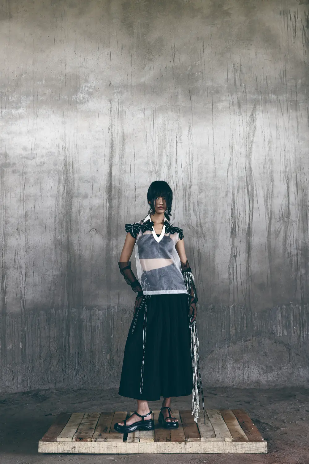 The Space Between - Perch Top with Rhythm Skirt