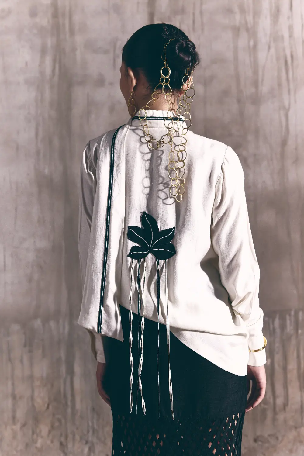 The Space Between - Reveal Shirt with Veil Skirt