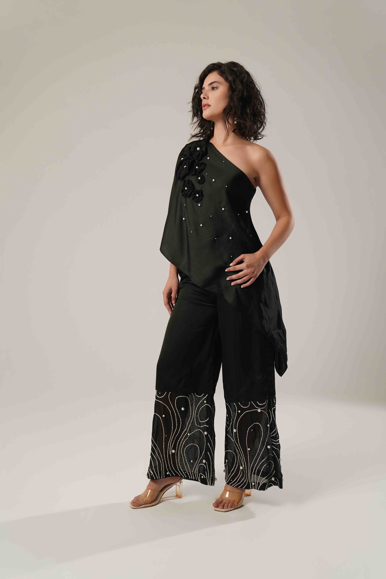 ATBW - FLOW Black Off Shoulder Top