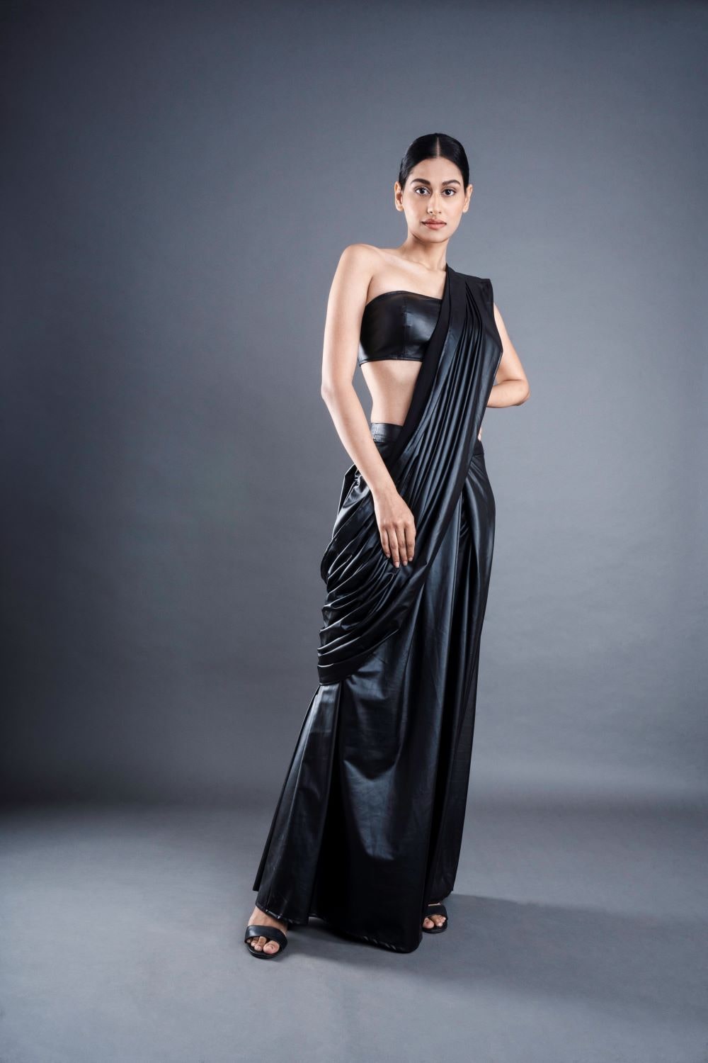 ATBW - Faux Leather Saree