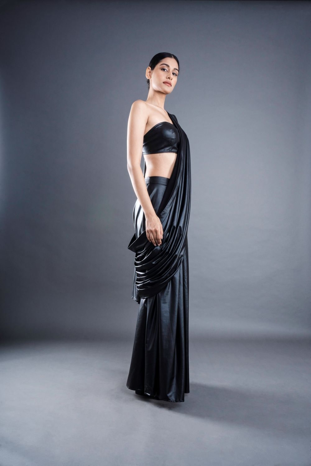 ATBW - Faux Leather Saree