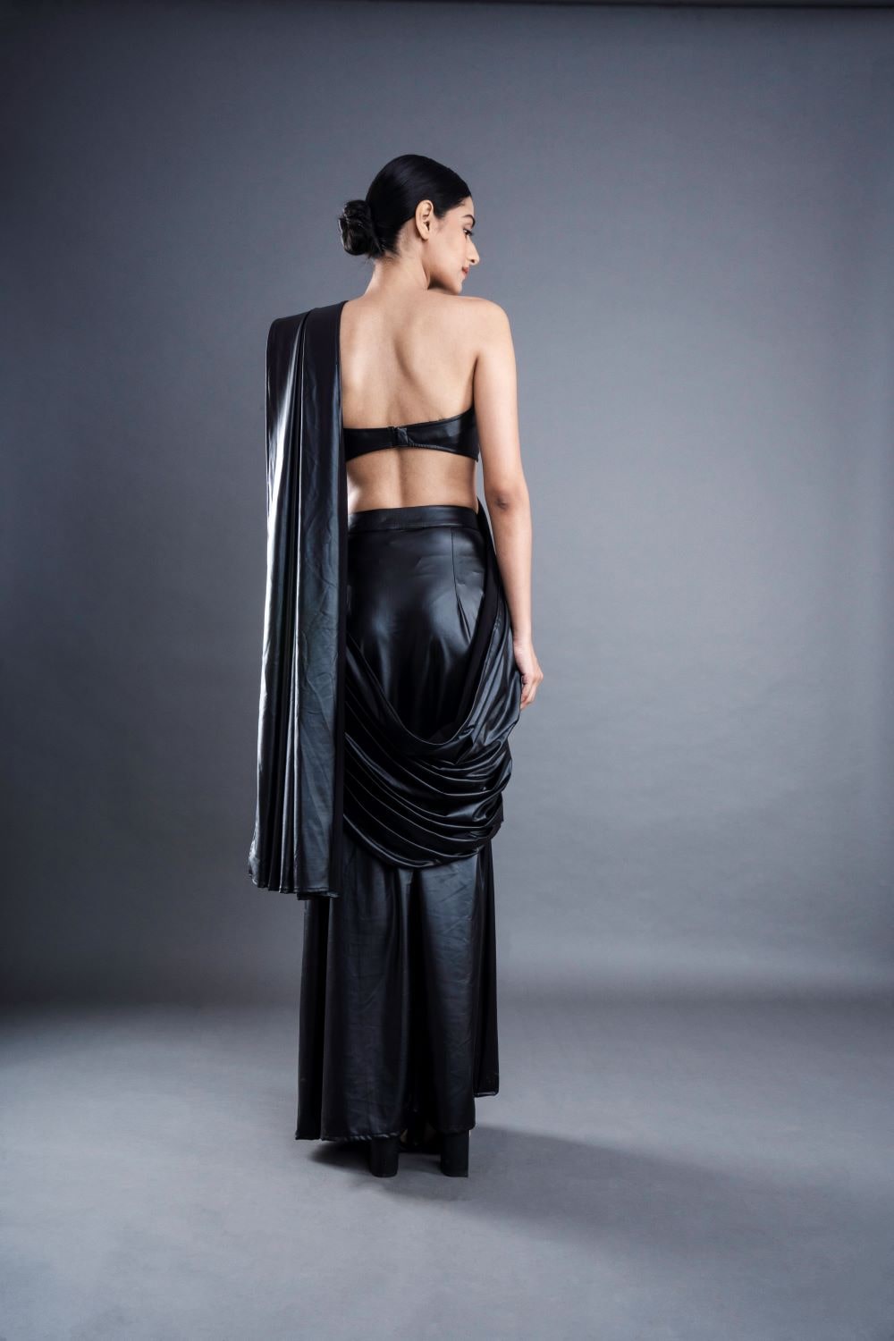 ATBW - Faux Leather Saree