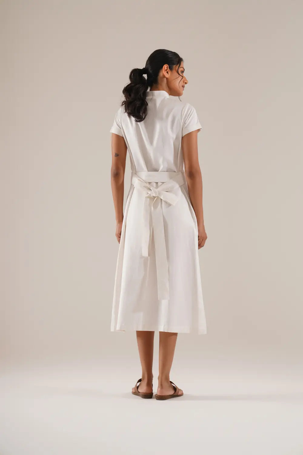 ATBW - TOSOTW Leaf Pockets Shirt Dress