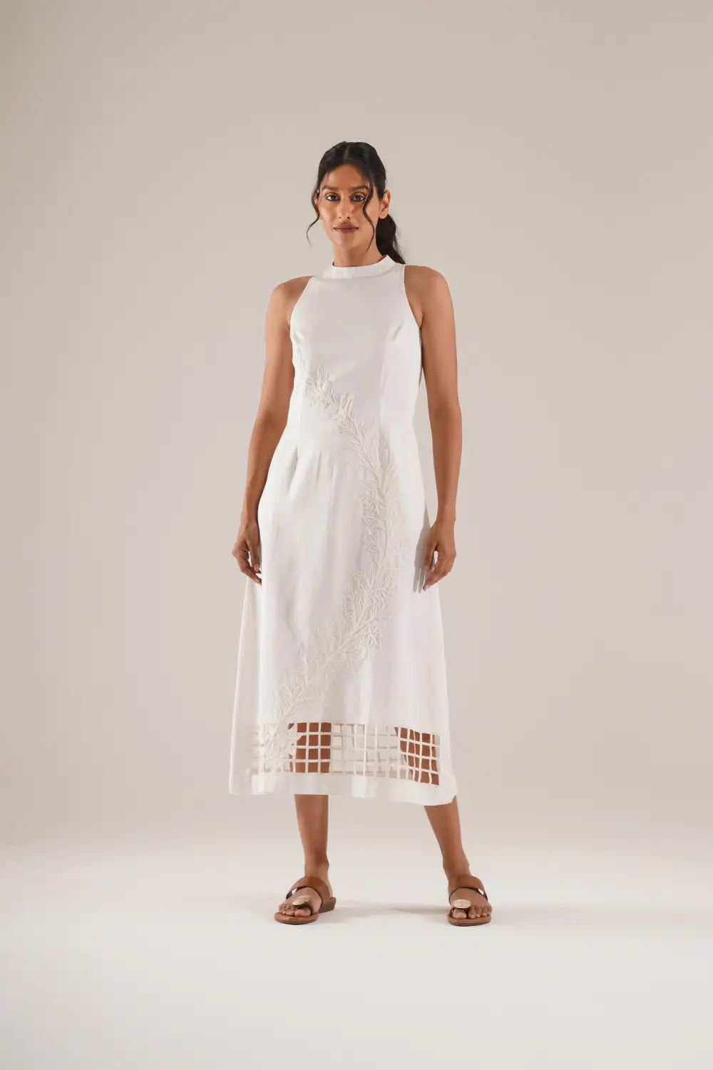 ATBW - TOSOTW Diagonal Bloom Midi Dress