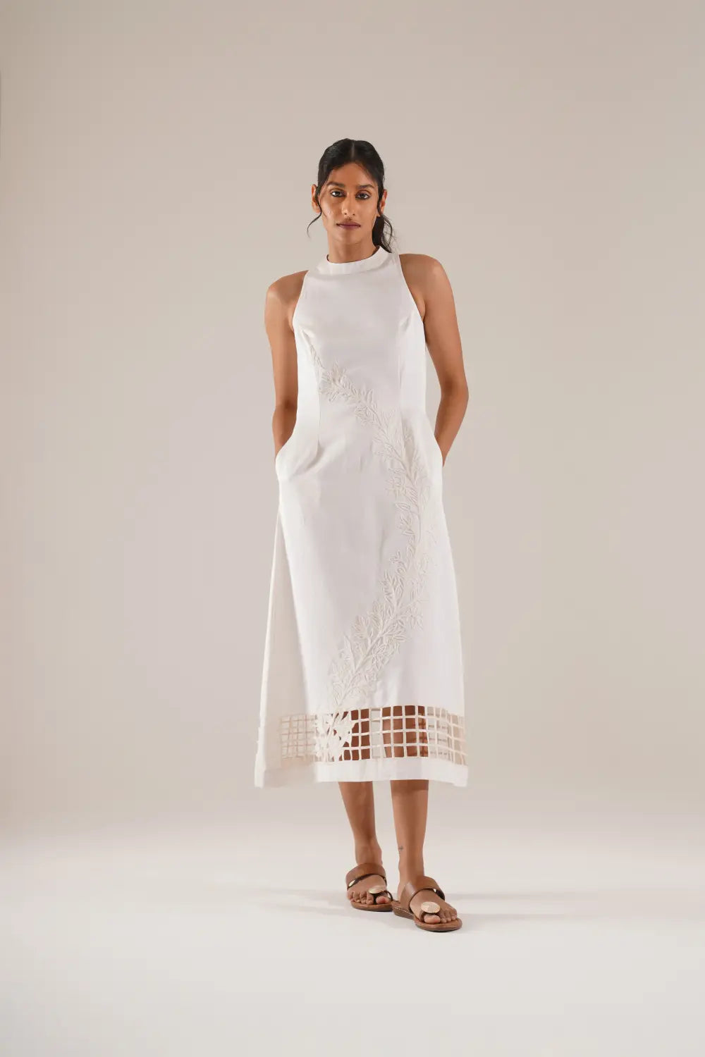 ATBW - TOSOTW Diagonal Bloom Midi Dress