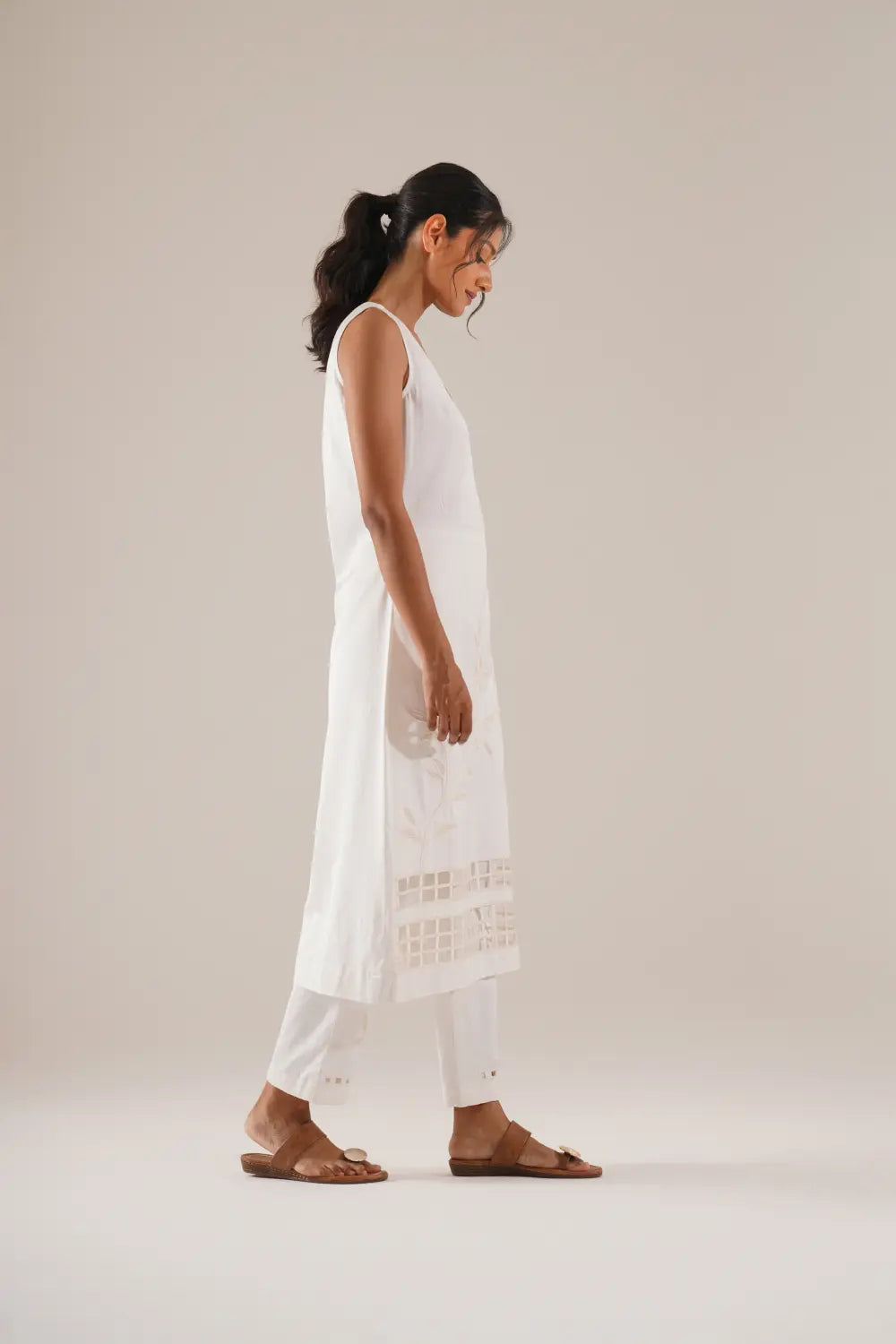 ATBW - TOSOTW Quiet Window Kurta + Framed Leaf Pants