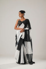 ATBW - MJ Ombre Check Saree