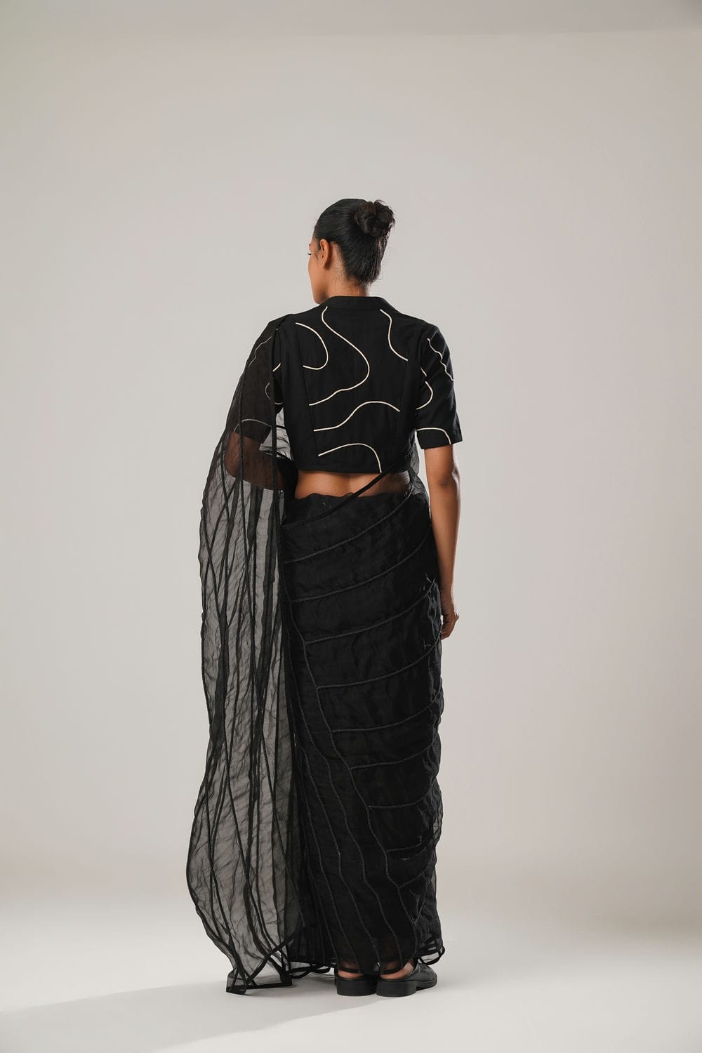 ATBW - MJ Black Dori Saree