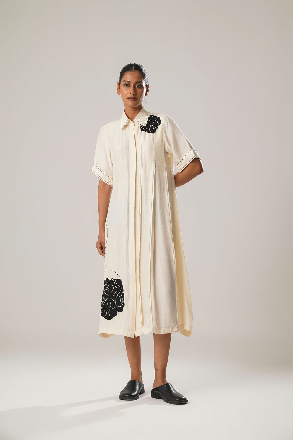 ATBW - MJ White Pleated Dress