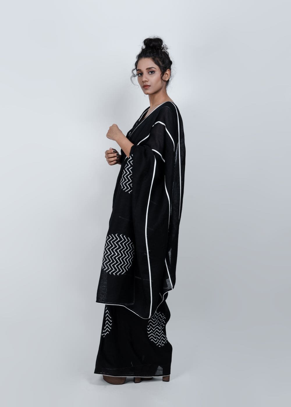 ATBW - Mystic Black Saree