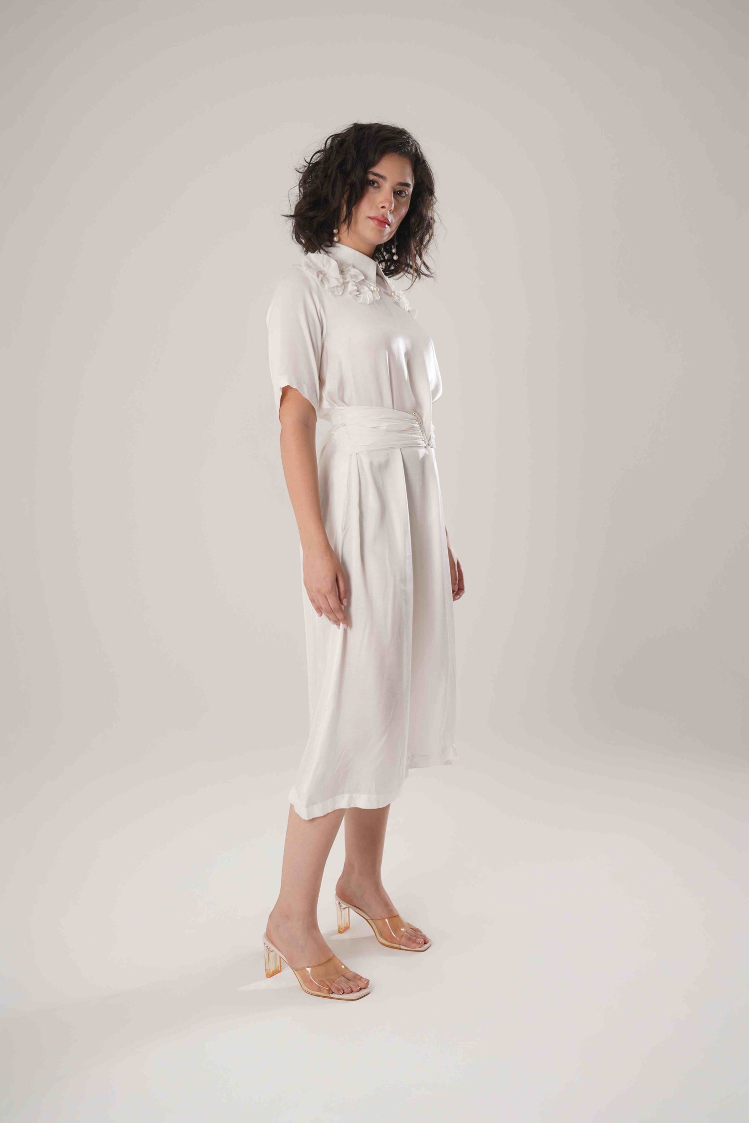 ATBW - FLOW White Corset Dress