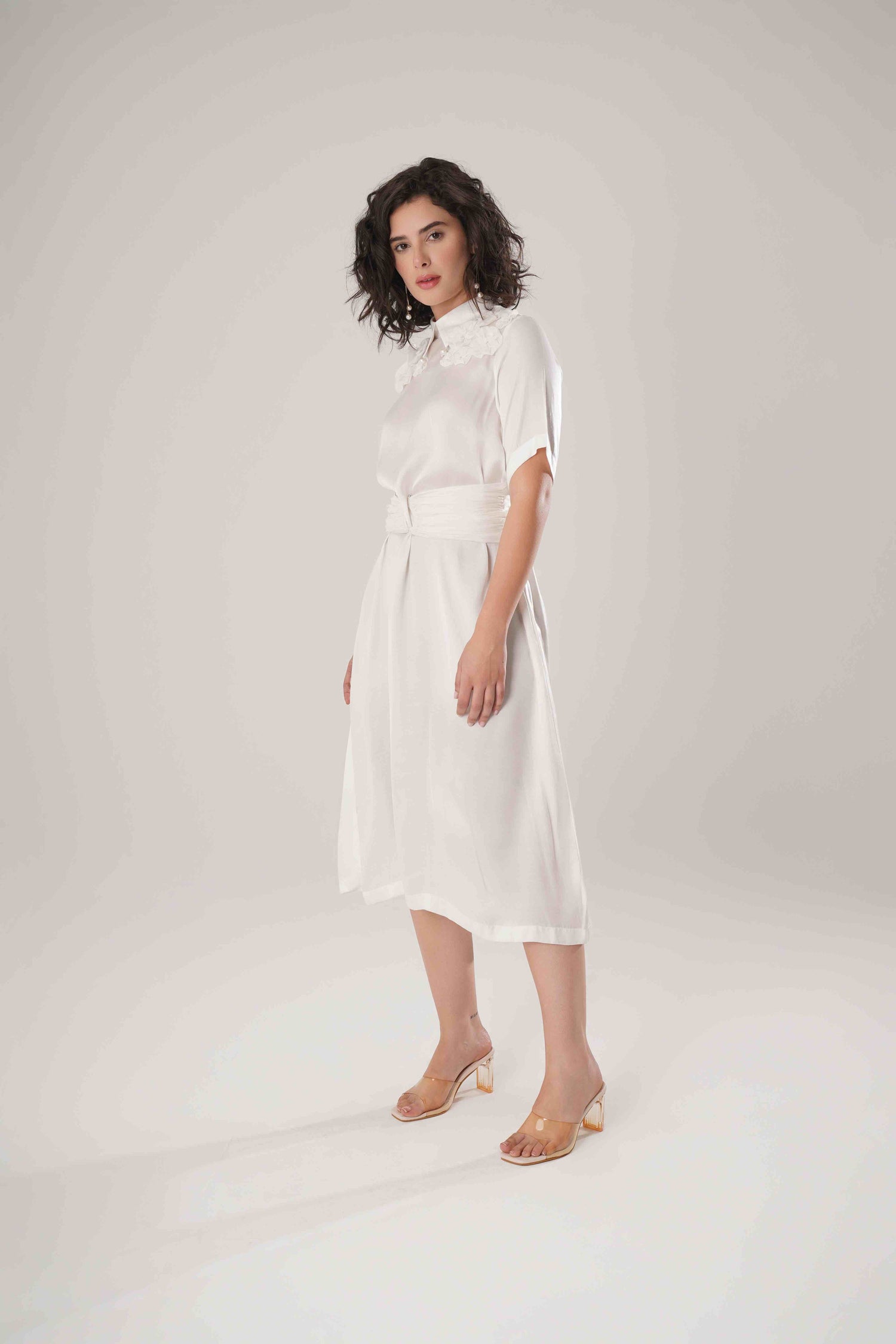 ATBW - FLOW White Corset Dress