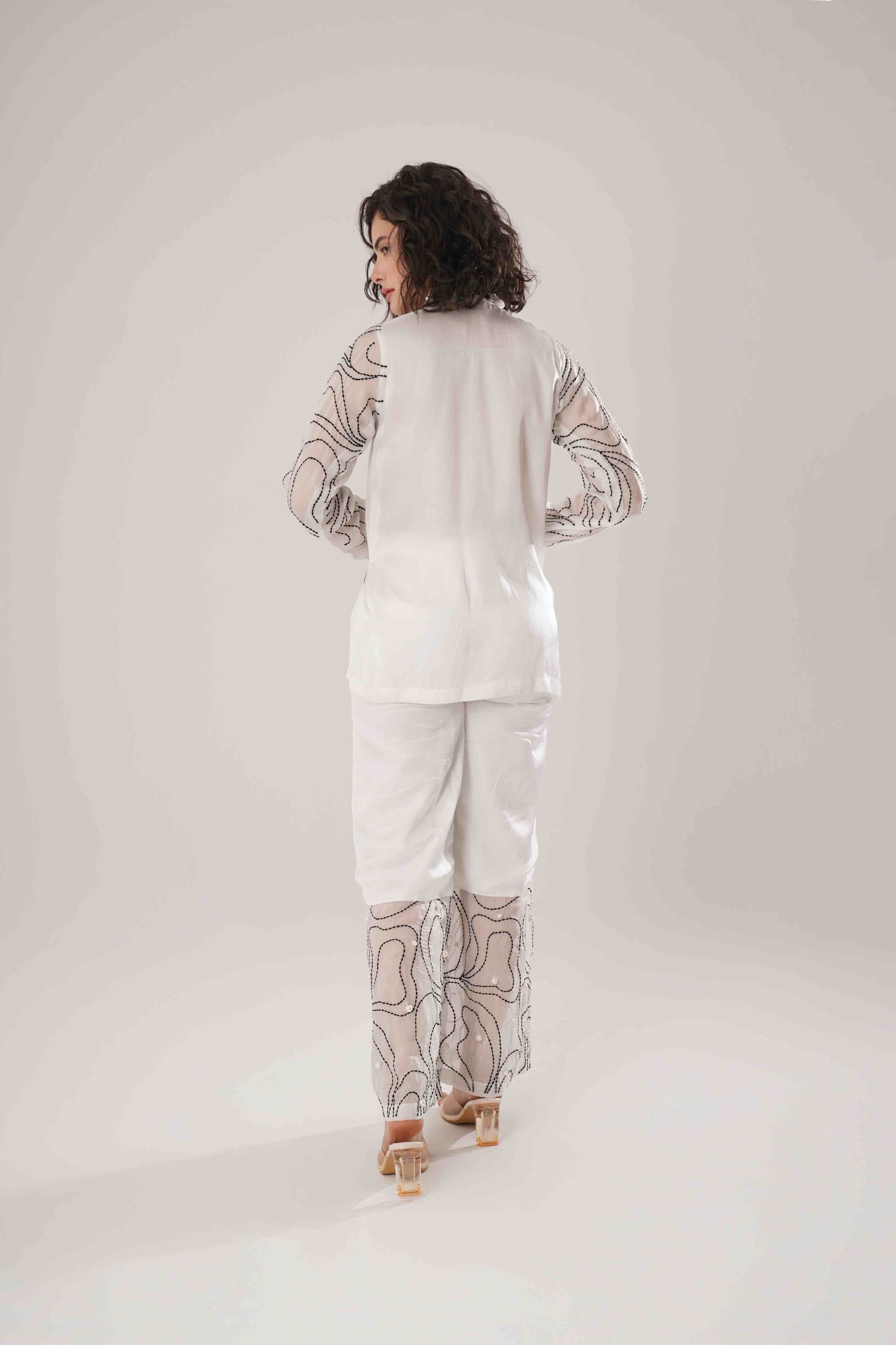 ATBW - FLOW White Buckle Wrap Shirt