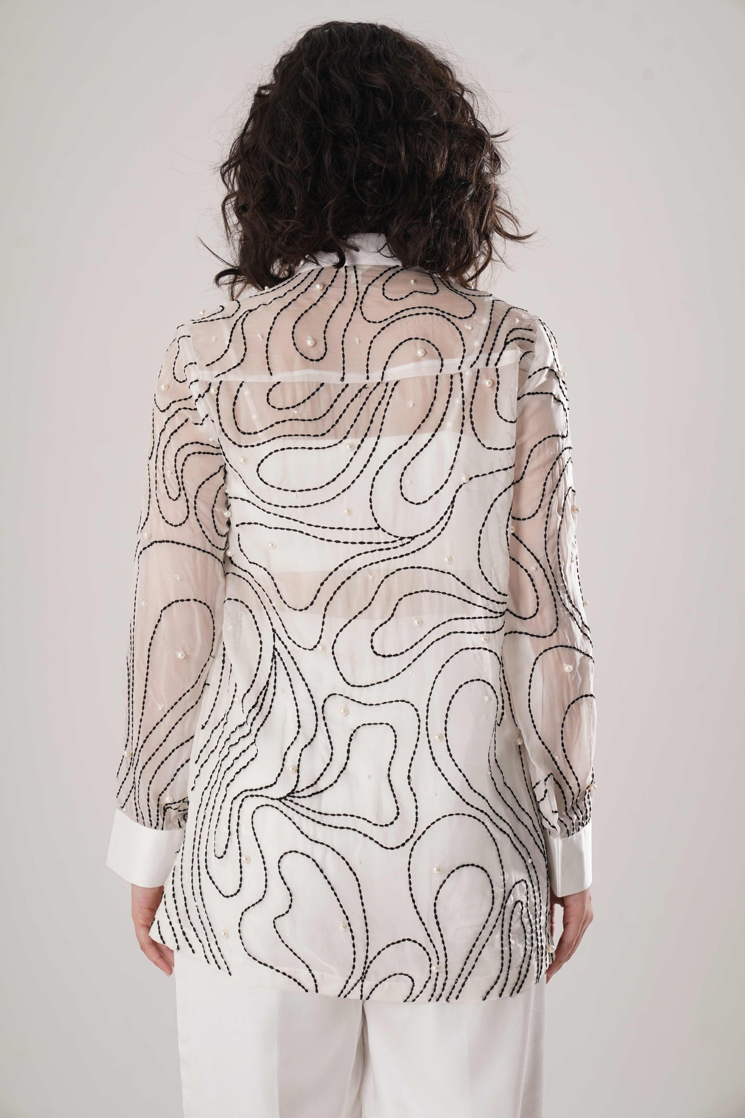 ATBW - FLOW White Embroidered Shirt