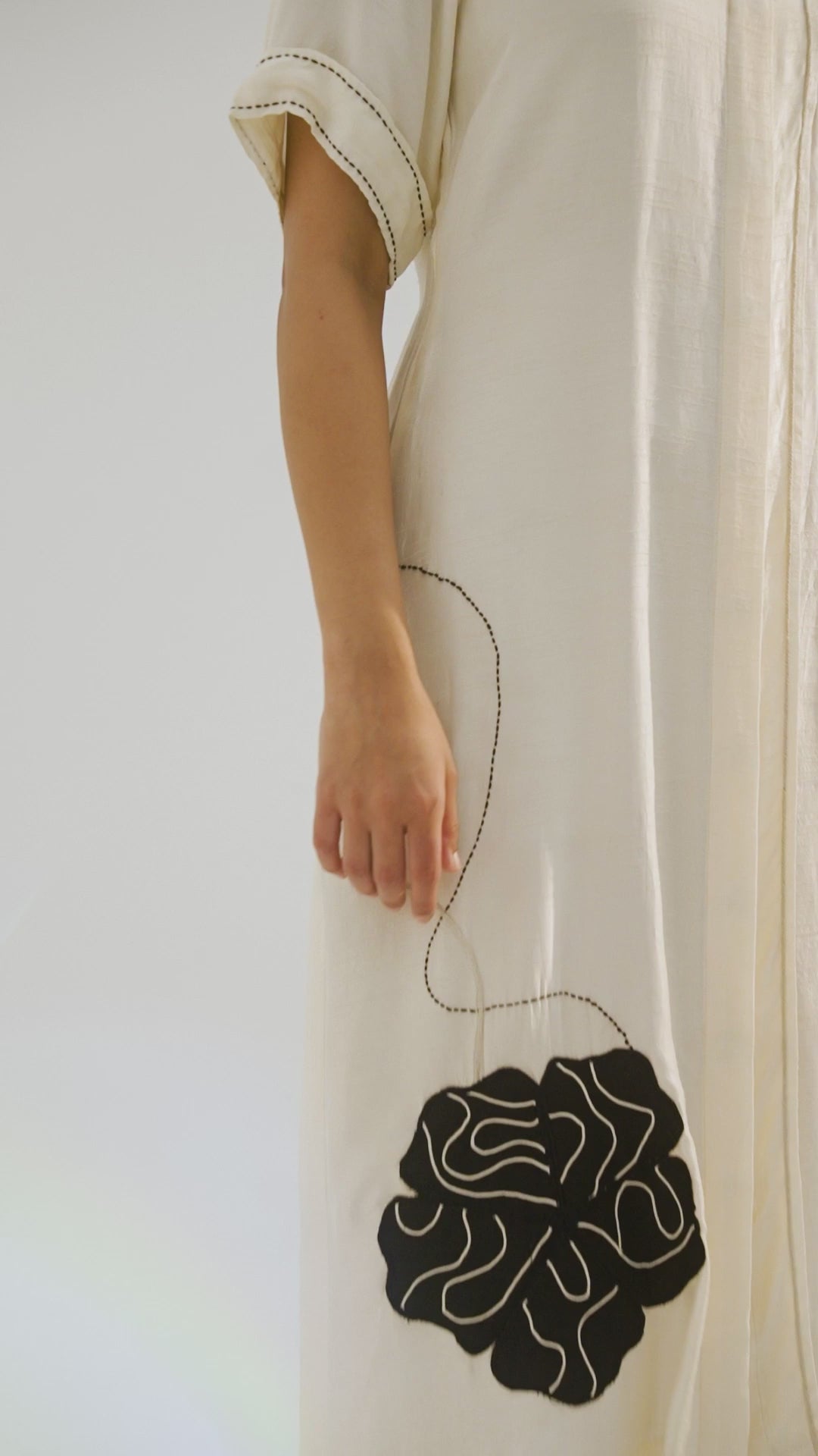 ATBW - MJ White Pleated Dress