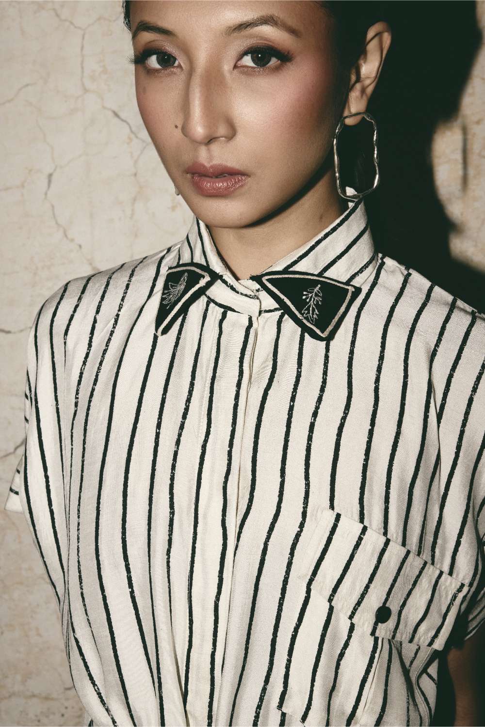 ATBW - AN Stripe Tie Up Shirt