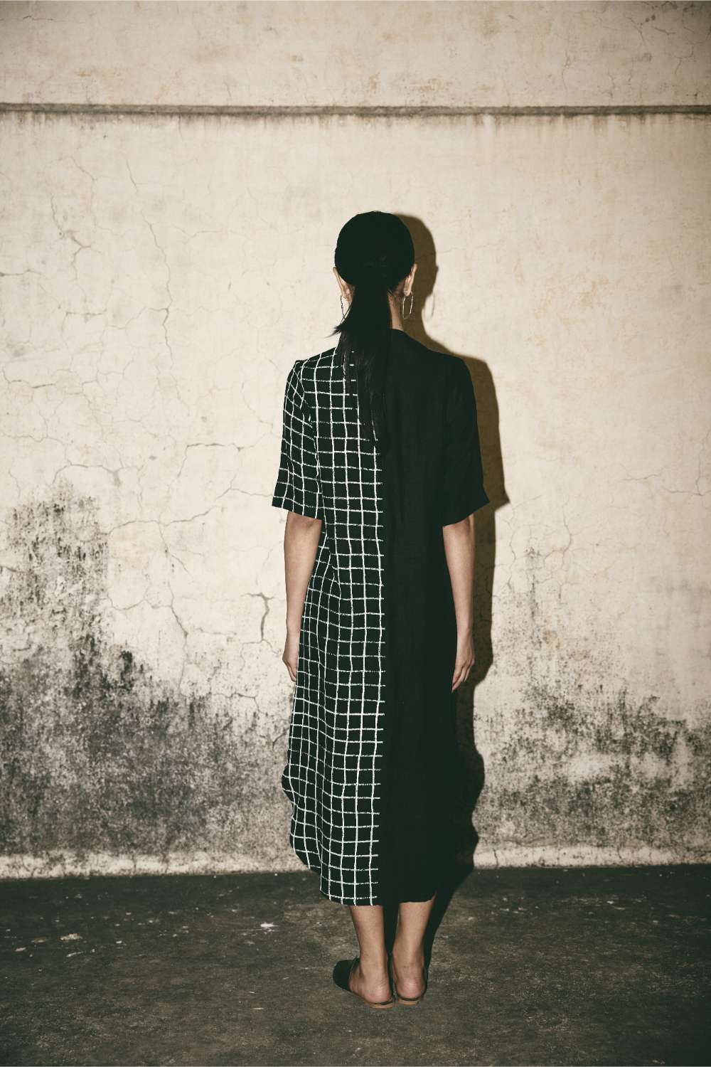 ATBW - AN Grid Bloom Kaftan