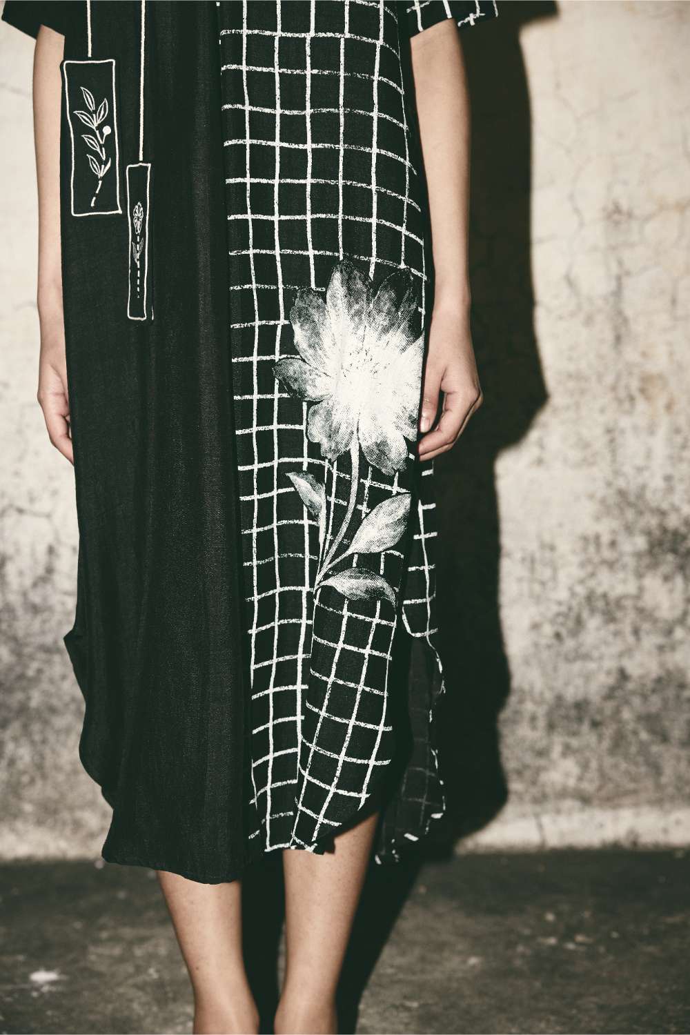 ATBW - AN Grid Bloom Kaftan