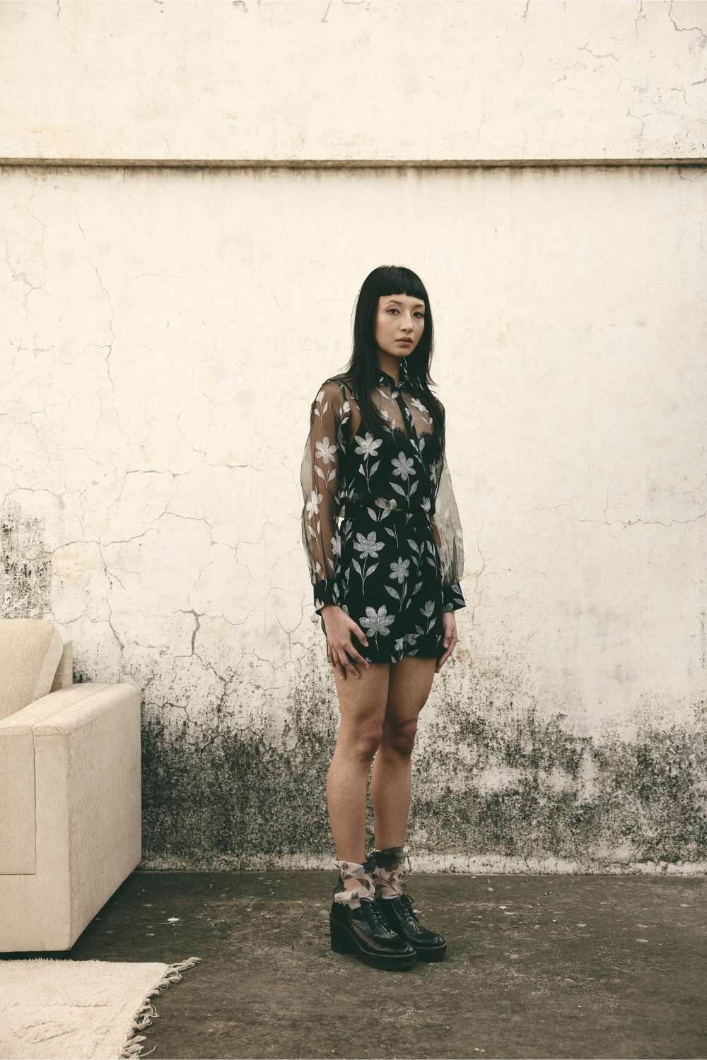 ATBW - AN Floral Organza Shorts