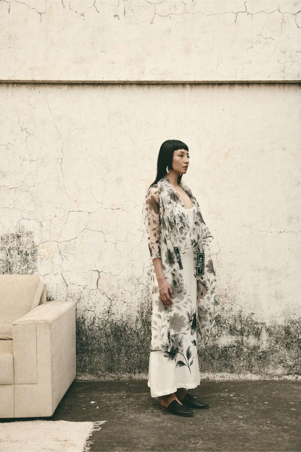 ATBW - AN Floral Organza Cape