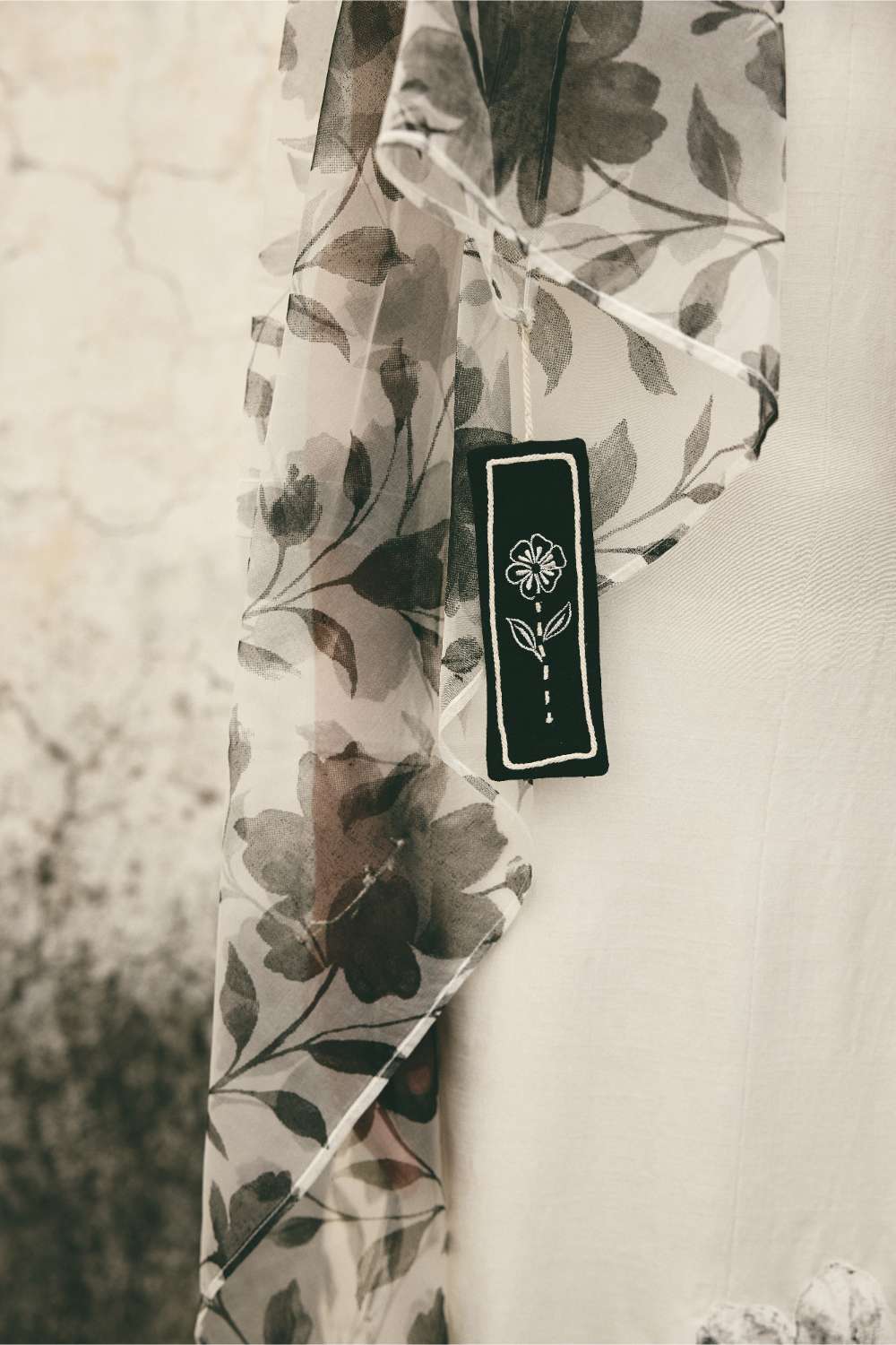 ATBW - AN Floral Organza Cape