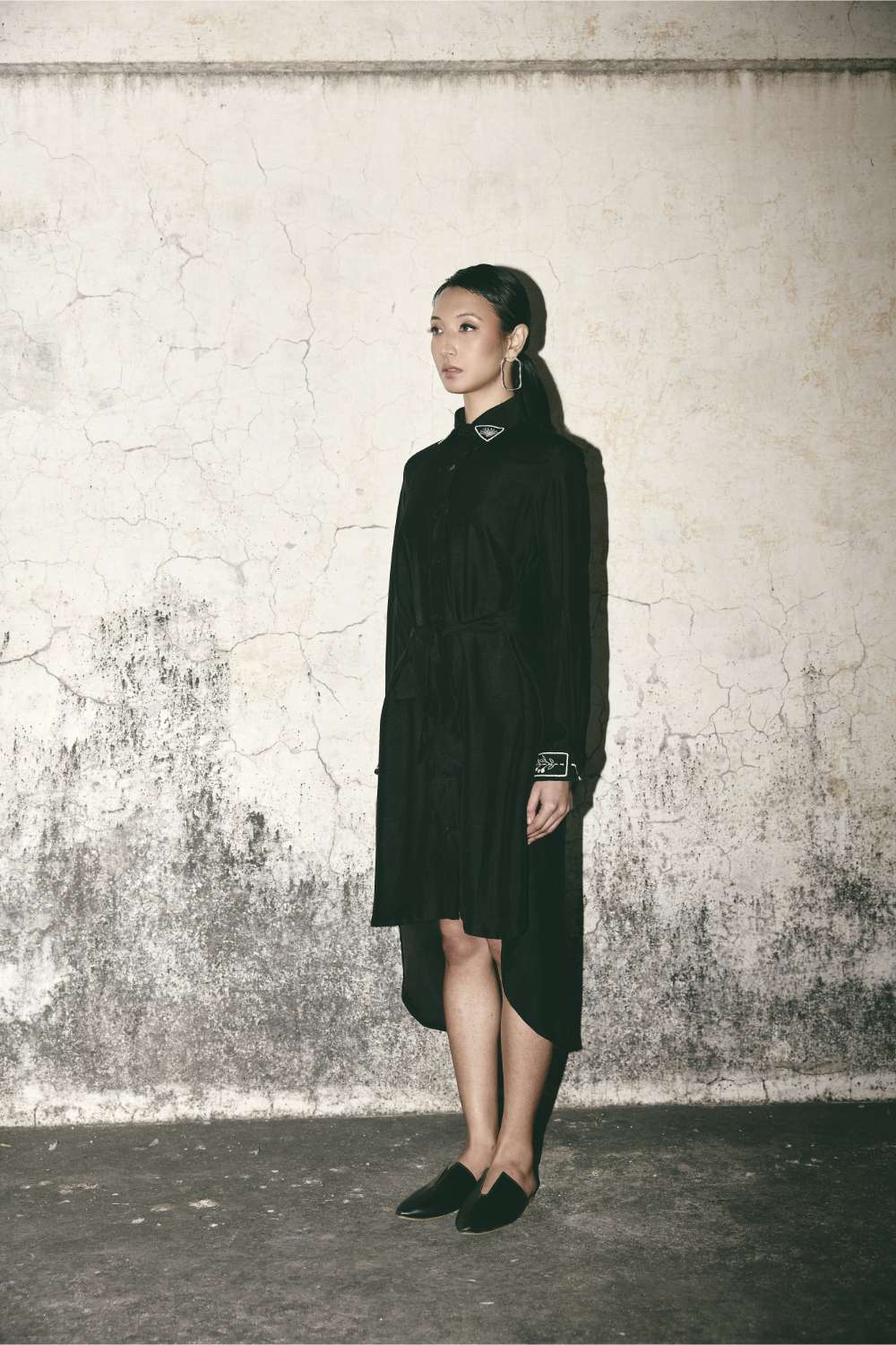 ATBW - AN Black Canvas Shirt Dress