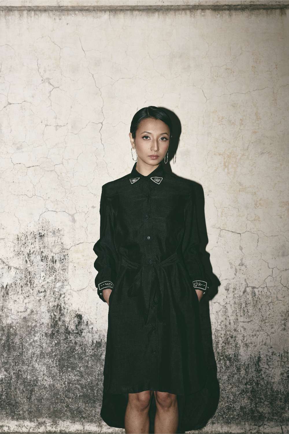 ATBW - AN Black Canvas Shirt Dress