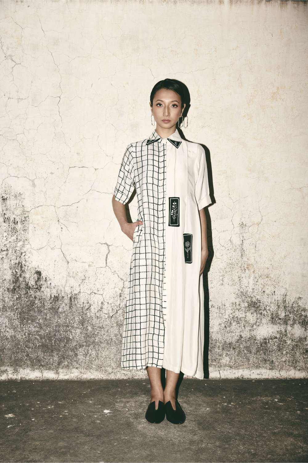 ATBW - AN Grid Pleat Dress