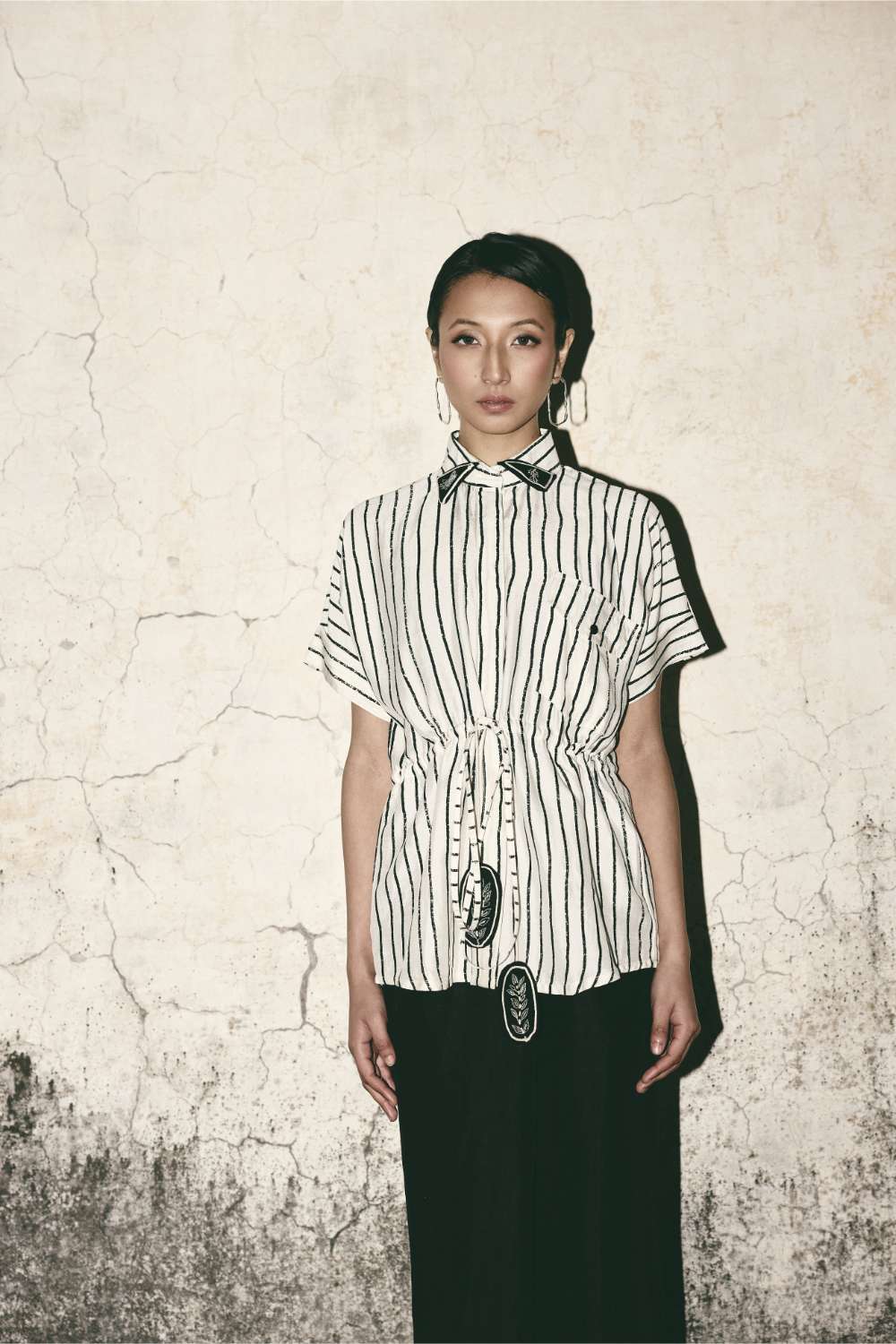 ATBW - AN Stripe Tie Up Shirt