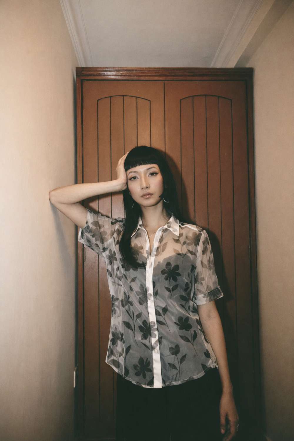 ATBW - AN Floral Sheer Shirt