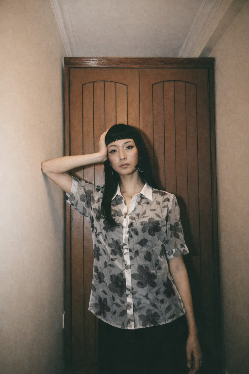 ATBW - AN Floral Sheer Shirt