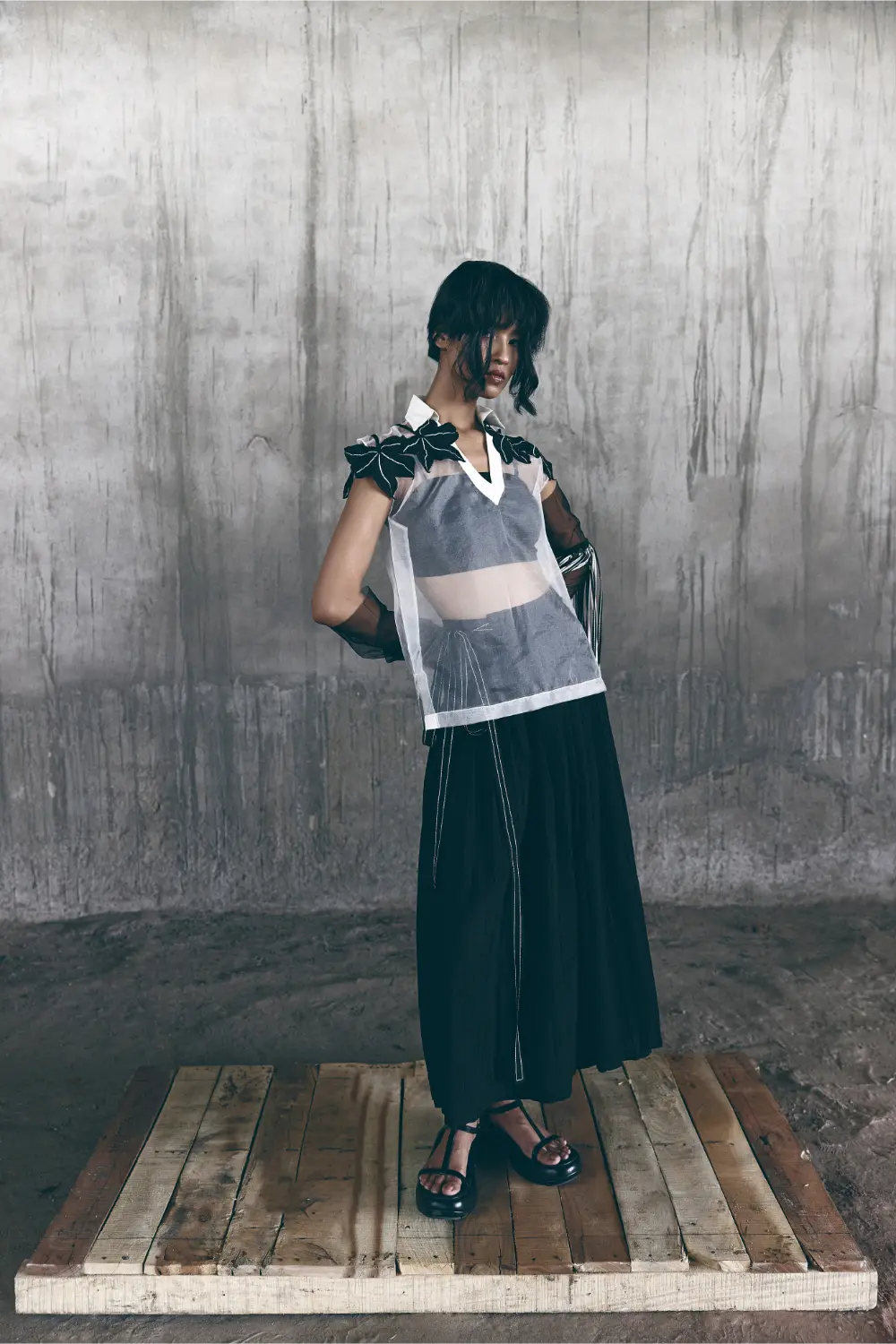 The Space Between - Perch Top with Rhythm Skirt