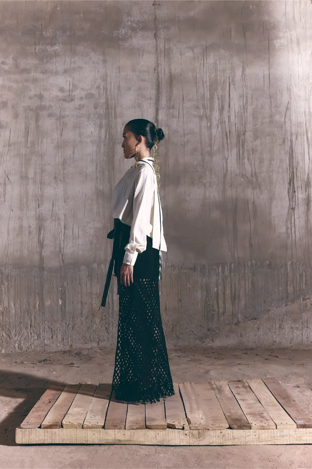 The Space Between - Reveal Shirt with Veil Skirt
