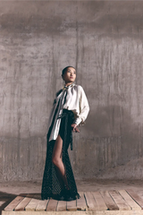 The Space Between - Reveal Shirt with Veil Skirt