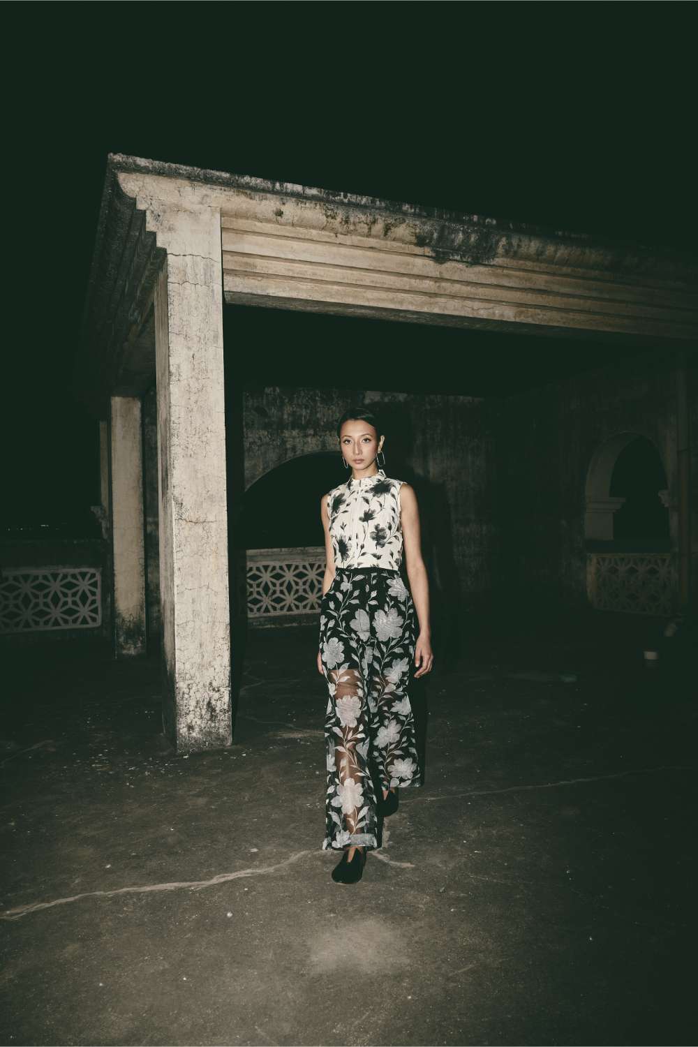 ATBW - AN Bloom Crop Top - White